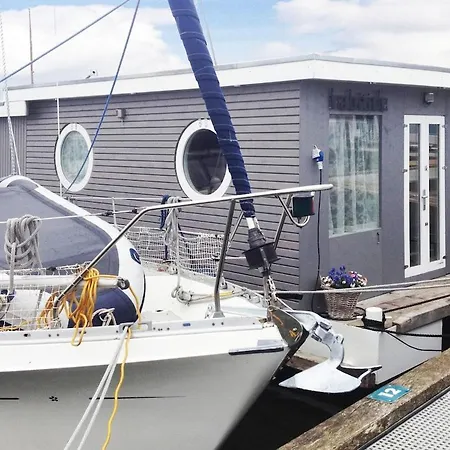 公寓 Habitide - Unikates Oeko-natur-hausboot - Ostsee-fjord Schlei 石勒苏益格